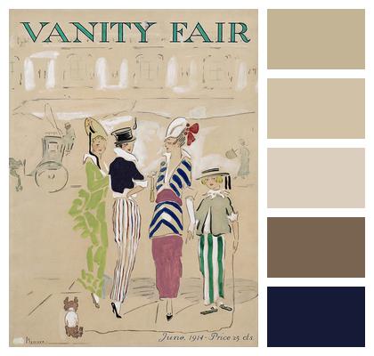 Vintage Vanity Fair Magazine Cover Image